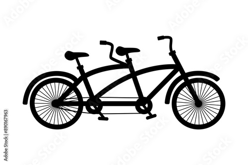 Tandem bicycle, for cycling together.