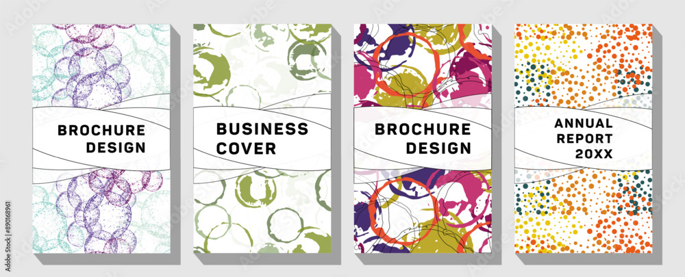 set of business cards set of business cards