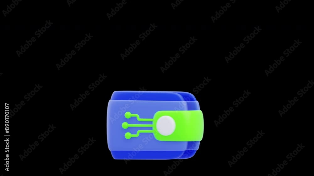3D Animation of Crypto Wallets Store Assets Safely | Alpha Channel 3D Animation of Crypto Wallets Store Assets Safely | Alpha Channel