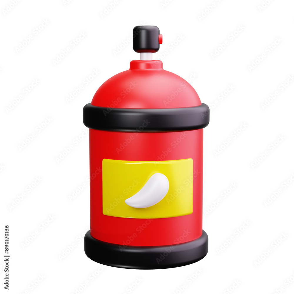pepper spray 3d render icon pepper spray 3d render icon