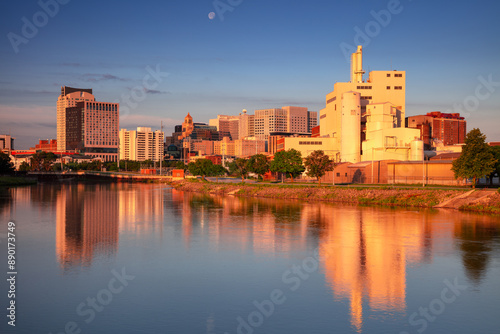 Rochester, Minnesota, USA. Cityscape image of Rochester, Minnesota, USA at summer sunrise.