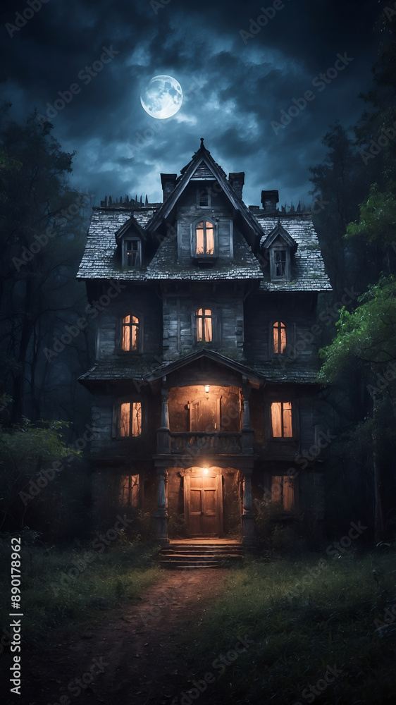 haunted house in the woods haunted house in the woods