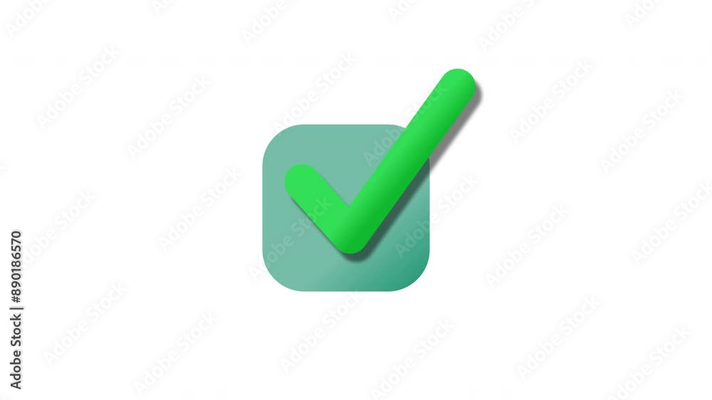 Simple and effective check mark animation. Clear 4k video Simple and effective check mark animation. Clear 4k video