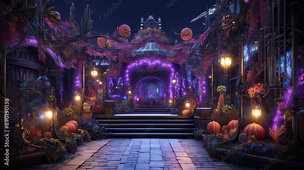 Evil Pumpkin Faces: Scary Halloween Night Evil Pumpkin Faces: Scary Halloween Night