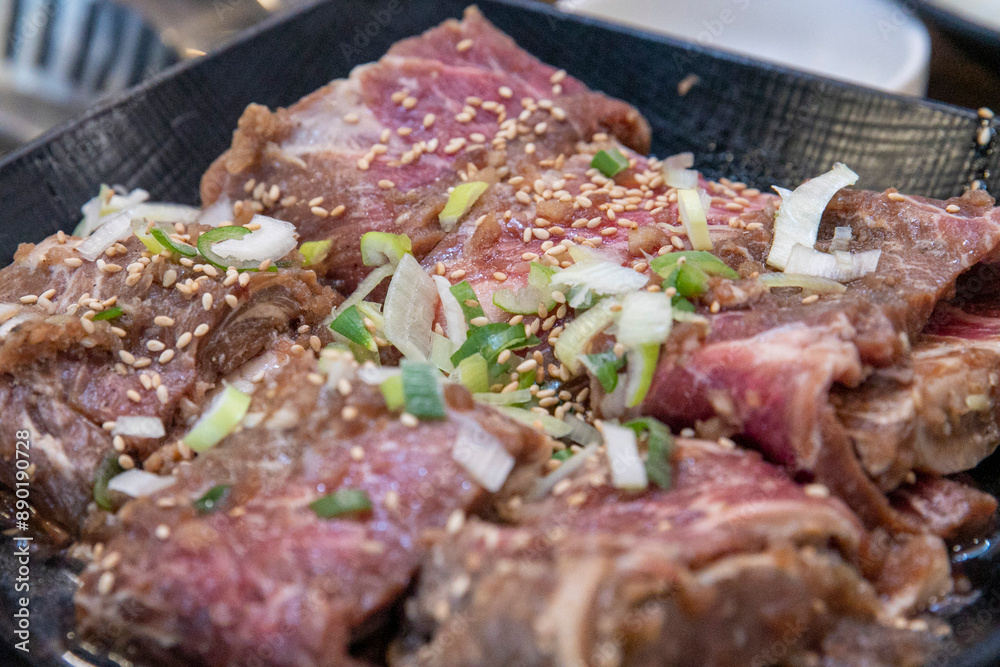 Korean bbq Marinated Grilled Beef Ribs Korean bbq Marinated Grilled Beef Ribs