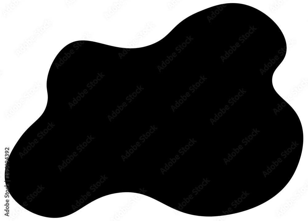 Liquid shape elements set. Vector Liquid shape elements set. Vector
