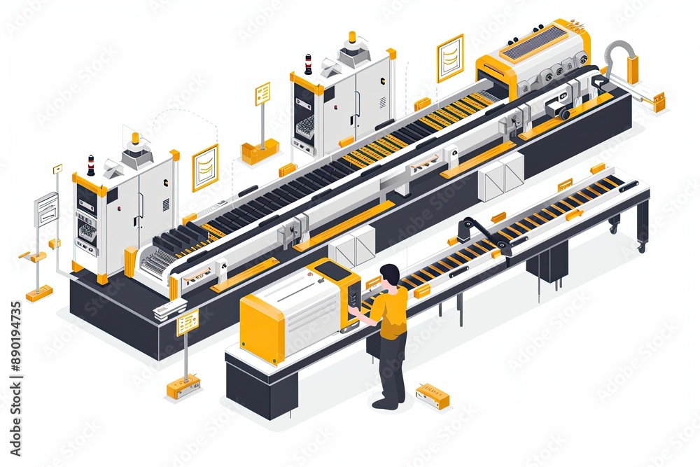 a person working on an assembly line a person working on an assembly line