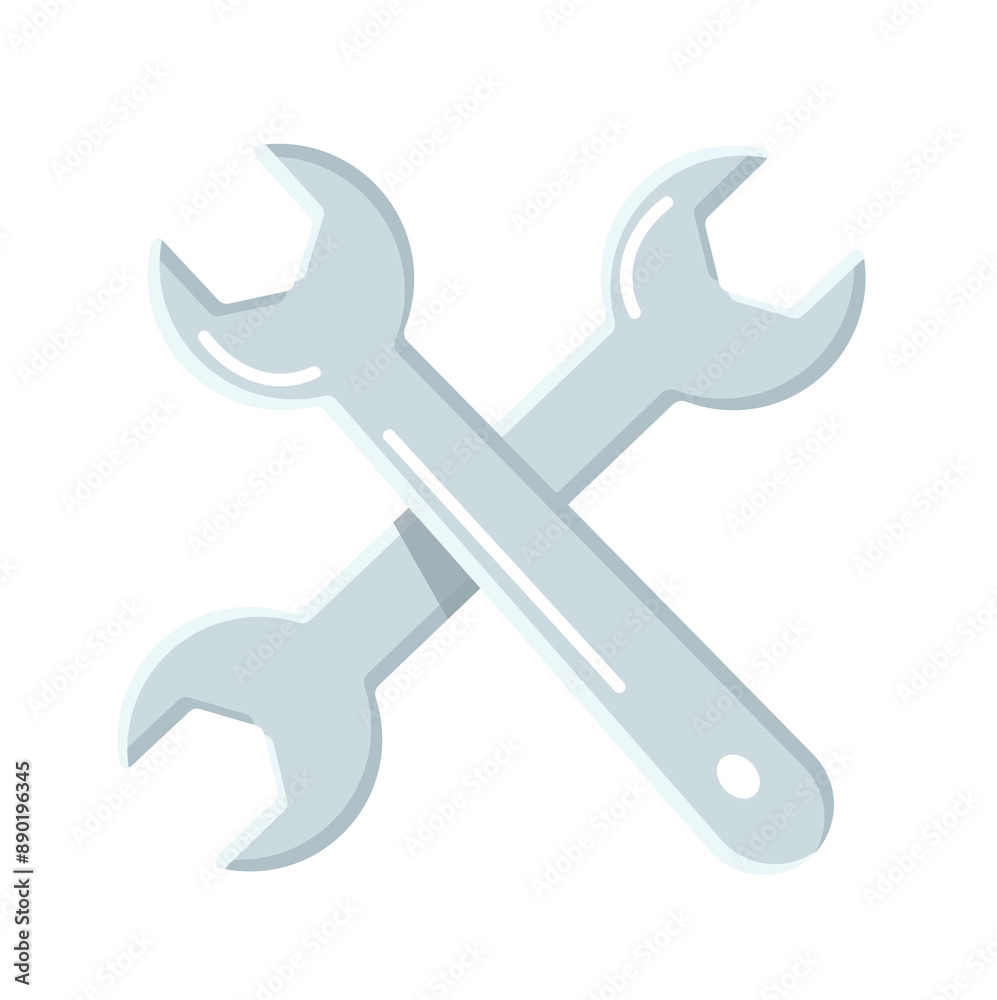 Wrench and screwdriver icon. repair symbol Wrench and screwdriver icon. repair symbol