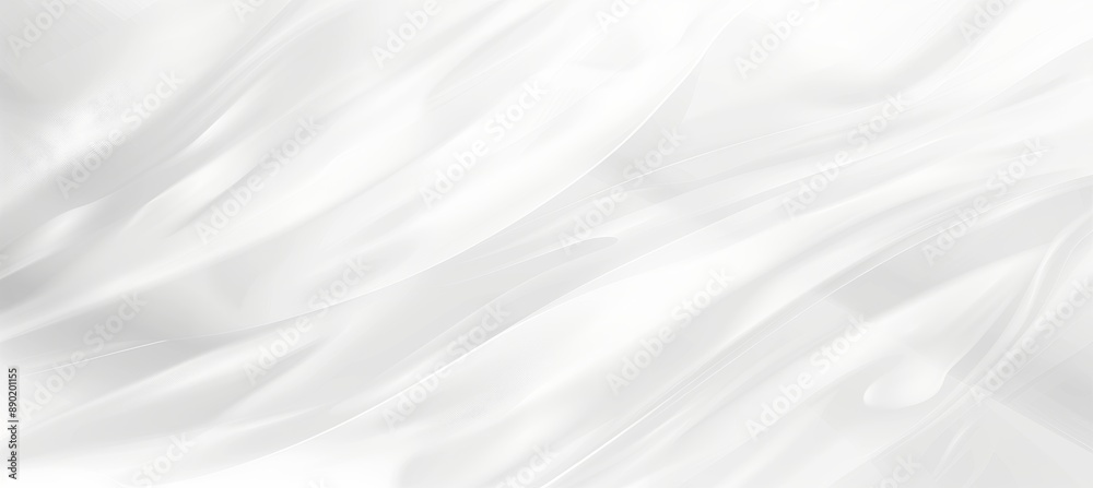 White Satin Fabric Texture Background, Luxurious, Elegant Banner Design, Flowing, Curved Pattern White Satin Fabric Texture Background, Luxurious, Elegant Banner Design, Flowing, Curved Pattern