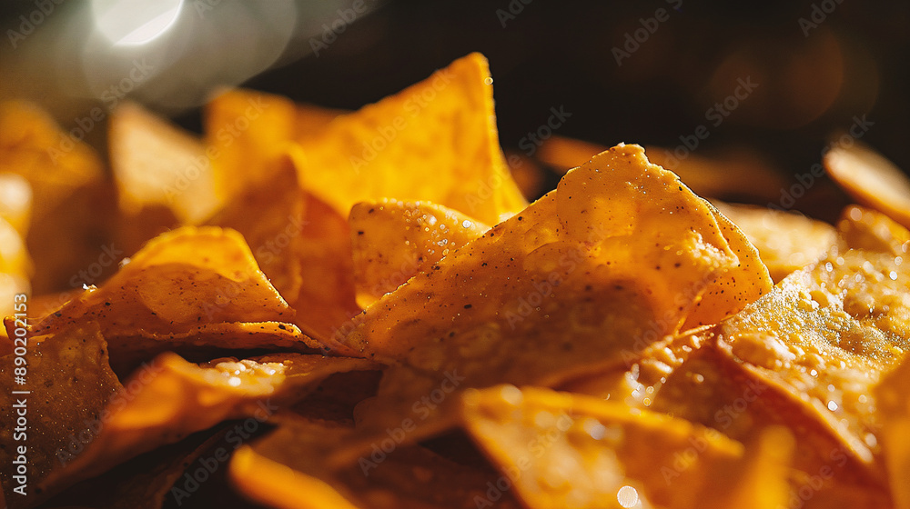 Mexican nachos chips, traditional mexican fast food Mexican nachos chips, traditional mexican fast food