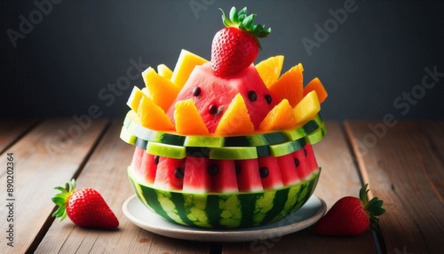 a family pack fruits for a whole family