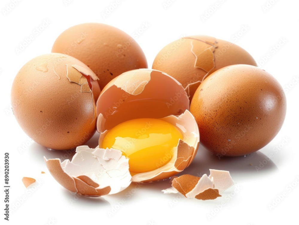 Eggs Food. Brown Eggs in Various Shades, Organic Ingredients for Breakfast Recipes Eggs Food. Brown Eggs in Various Shades, Organic Ingredients for Breakfast Recipes