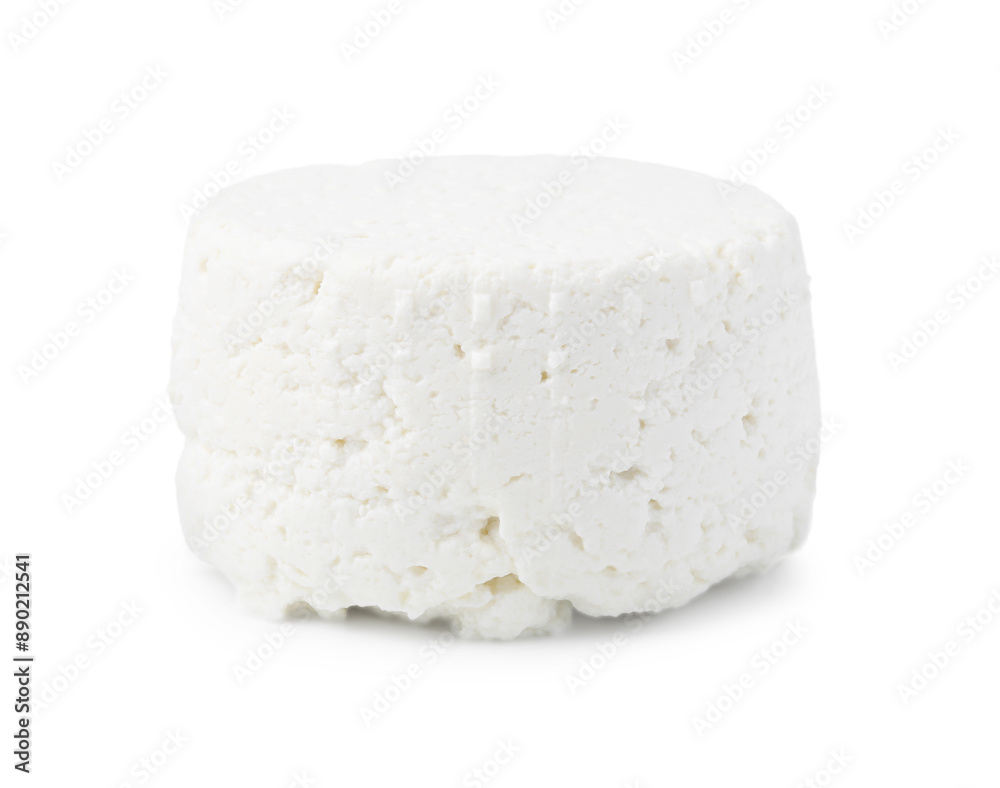 Fresh ricotta (cream cheese) isolated on white Fresh ricotta (cream cheese) isolated on white