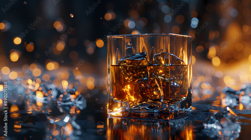 There is a glass of whiskey on the table There is a glass of whiskey on the table