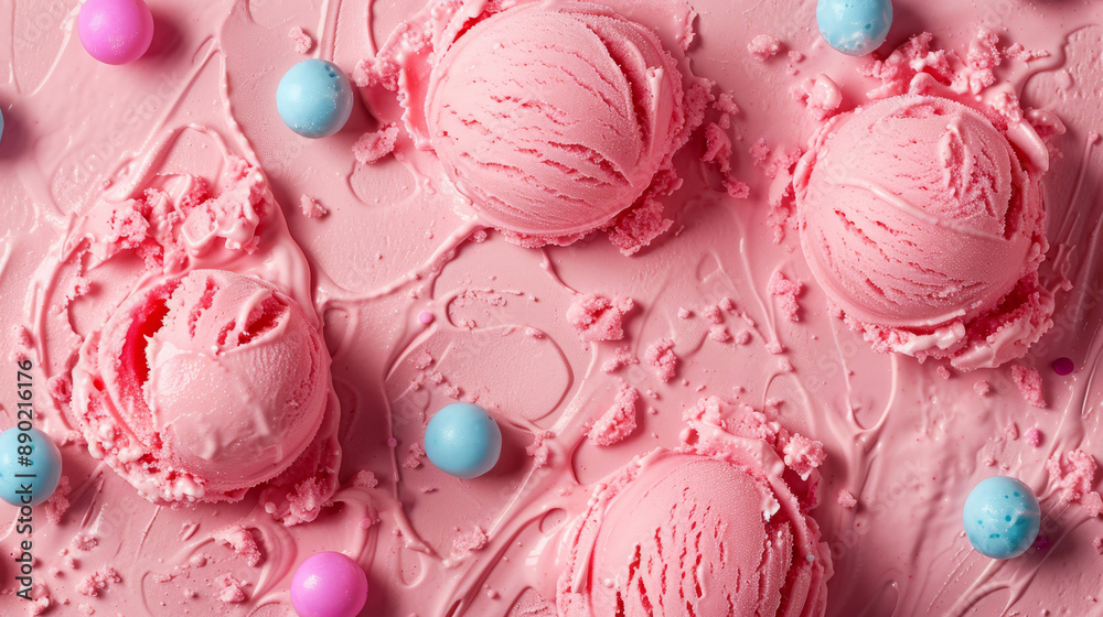 bubblegum flavored ice cream background bubblegum flavored ice cream background