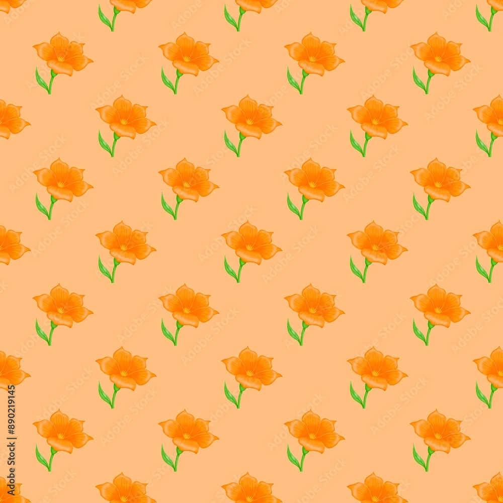 autumn leaves seamless pattern