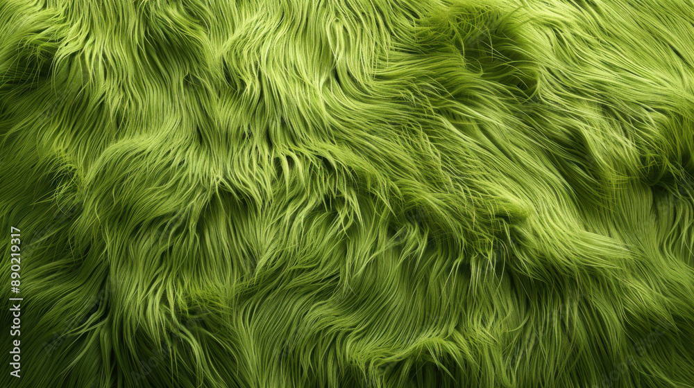 Smooth and luxurious green fur texture background, exuding elegance and sophistication Smooth and luxurious green fur texture background, exuding elegance and sophistication