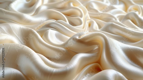 Creamy Smooth Silk Fabric