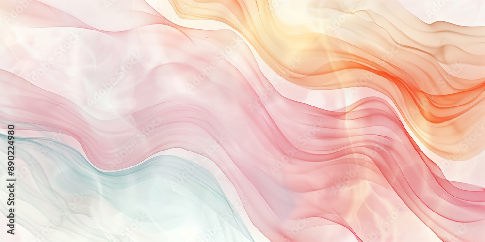 Abstract background with warm pastel waves, soft textures, watercolor effect, soothing appearance. Abstract background with warm pastel waves, soft textures, watercolor effect, soothing appearance.