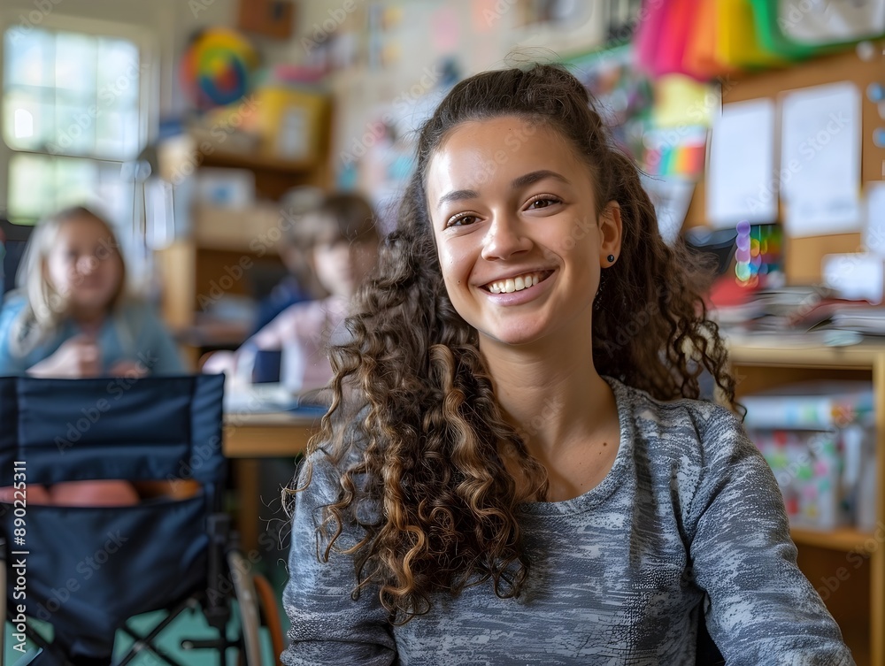 Special Education Classroom with Tailored Resources and Inclusive Learning Environment Special Education Classroom with Tailored Resources and Inclusive Learning Environment