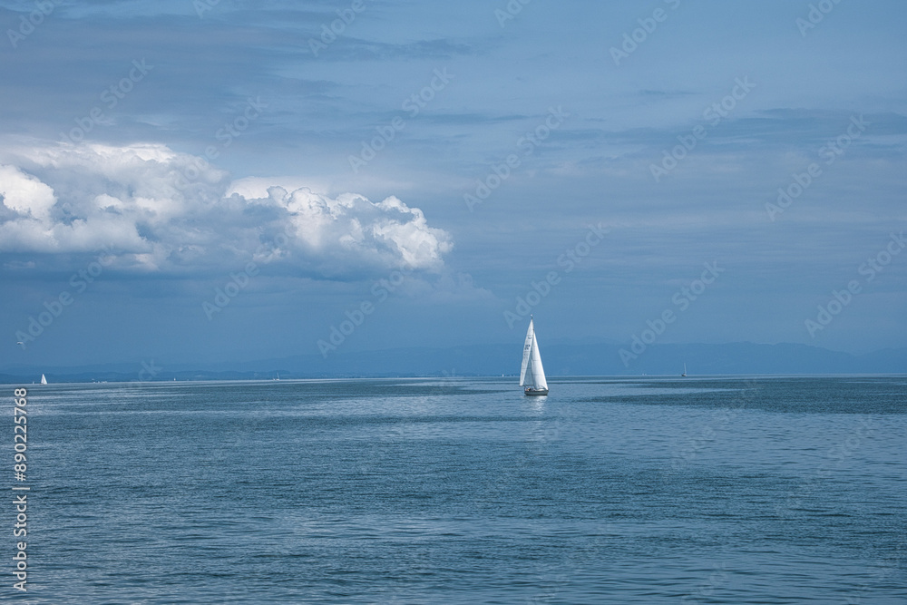 Obraz premium Segelboot auf dem Bodensee