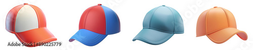 Cap 3d icon, 3d Illustration, isolated, PNG set