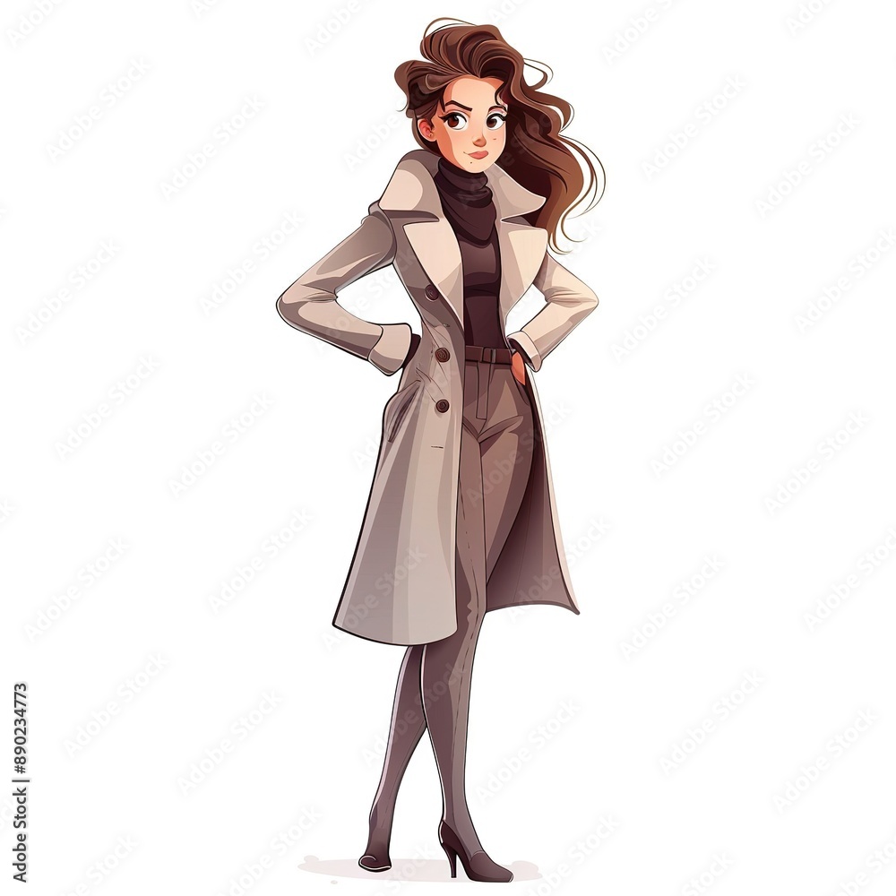 Mara Classic fashion cartoon isolated whitebackground Mara Classic fashion cartoon isolated whitebackground