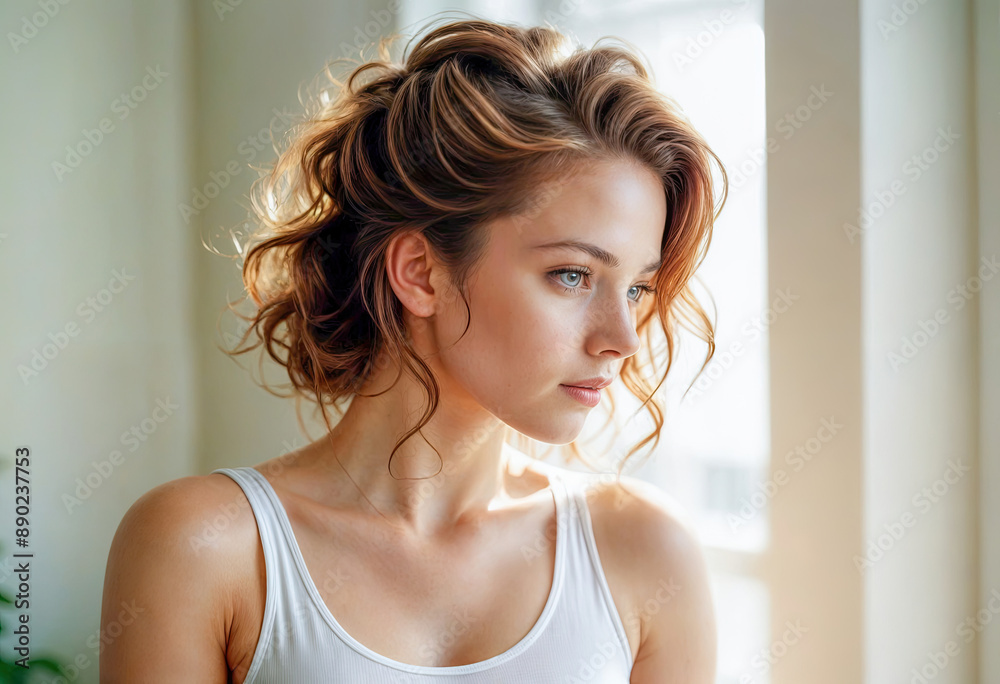 Sunlit Serenity A Portrait of Elegant Simplicity Sunlit Serenity A Portrait of Elegant Simplicity