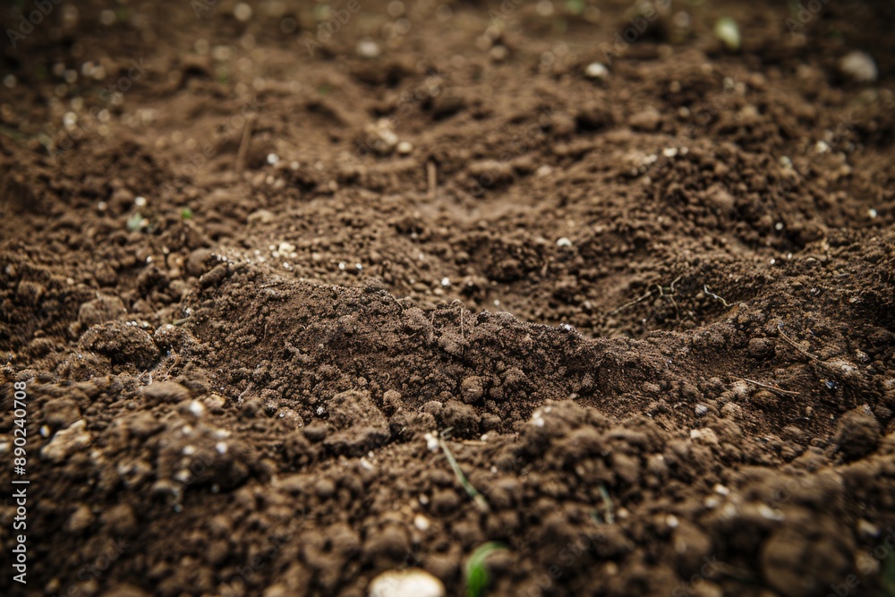 Earth Ground. Close-up of Nature Textured Soil in Brown Color for Agriculture Background Earth Ground. Close-up of Nature Textured Soil in Brown Color for Agriculture Background