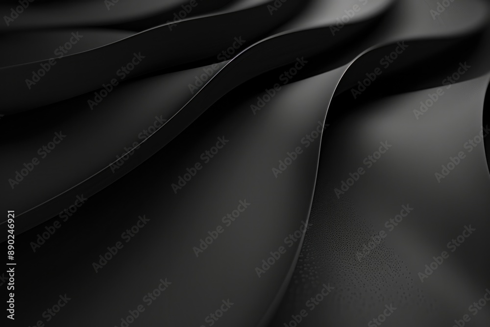 Fototapeta premium Website Design Background. Plain Black Gradient for Simple and Smooth Web Design
