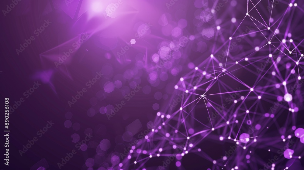 Purple Technology Network Abstract Background Purple Technology Network Abstract Background