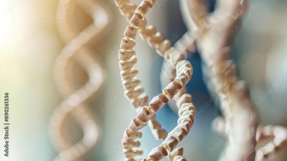 Closeup of DNA structure in medical laboratory. Abstract medical background. Closeup of DNA structure in medical laboratory. Abstract medical background.