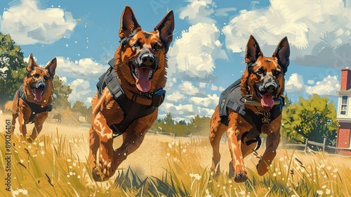 a shepherd dog is a policeman's best friend
