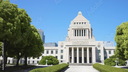 国会議事堂の風景動画