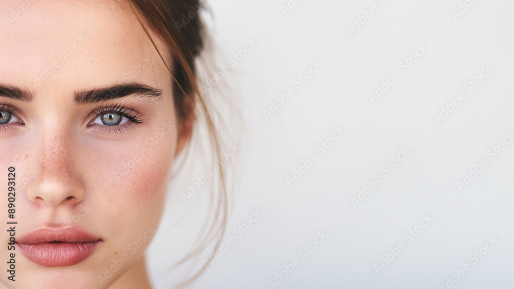 Naklejka premium Ein Portrait einer attraktiven jungen Frau
