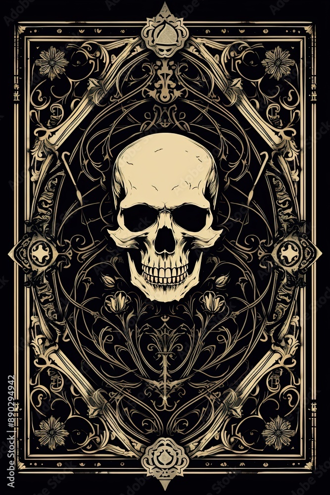 Vivid Skull Art Symbolizing Spirit, Religion, and Dark Interpretations in Tarot Card Readings for Deep Spiritual and Occult Insights Vivid Skull Art Symbolizing Spirit, Religion, and Dark Interpretations in Tarot Card Readings for Deep Spiritual and Occult Insights