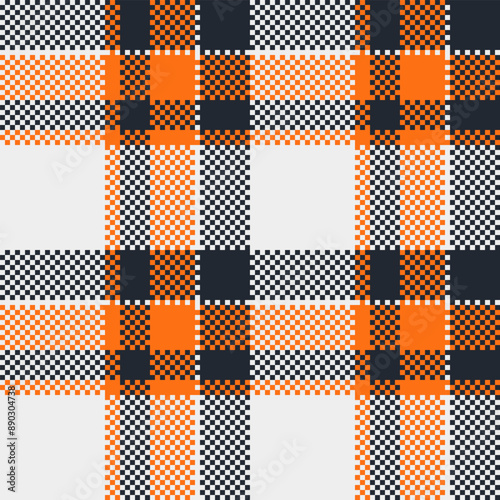 Tape seamless pattern plaid, dress vector fabric texture. Formal background tartan check textile in white and dark colors.