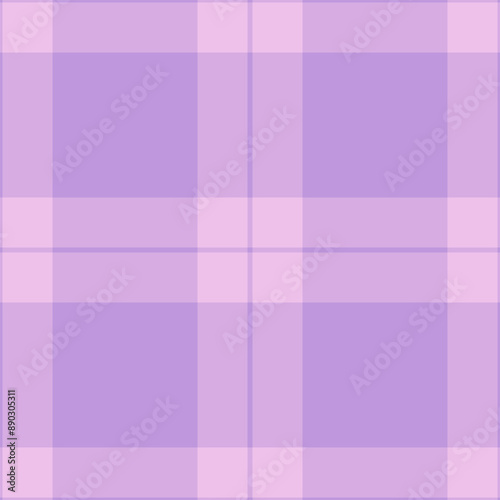Menswear check vector seamless, packing background texture pattern. Fit fabric textile plaid tartan in light and violet colors.