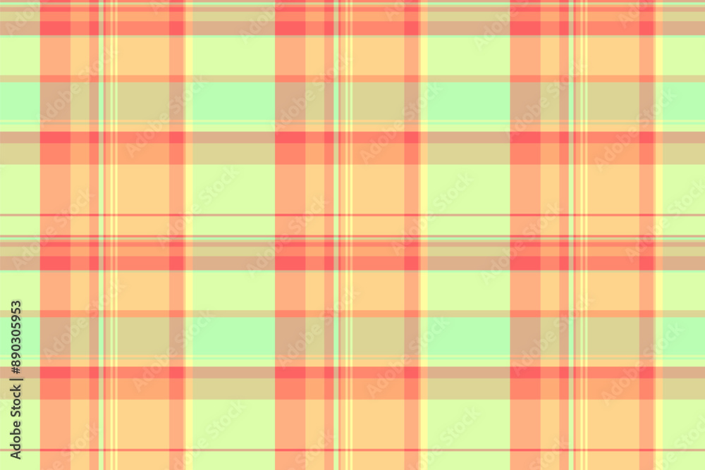 Modern fabric vector seamless, oriental pattern plaid background. Model tartan check textile texture in orange and yellow colors. Modern fabric vector seamless, oriental pattern plaid background. Model tartan check textile texture in orange and yellow colors.