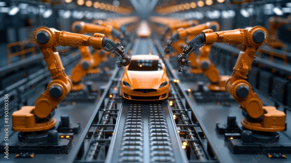 Automated Car Manufacturing Line Automated Car Manufacturing Line