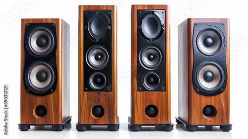 Wooden Floorstanding Speakers