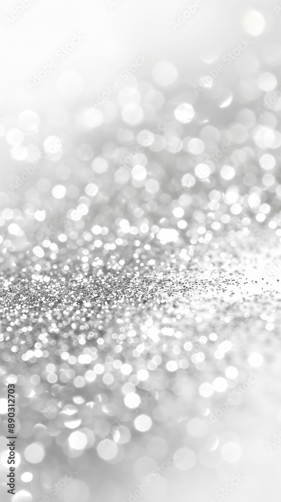 Winter white background with silver bright glitter.
Winter white background with silver bright glitter.