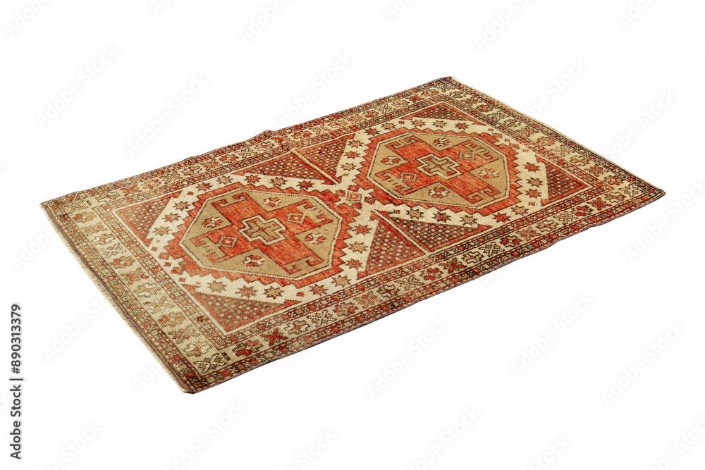 hand-woven, decorative wool Turkish carpet hand-woven, decorative wool Turkish carpet