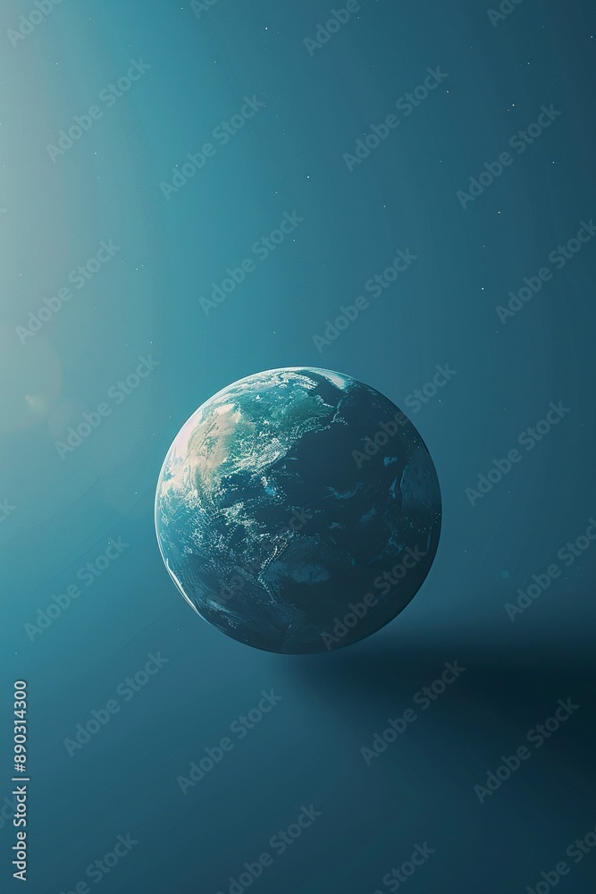 minimalistic logo saying , blue background, earth in background, Hyper-realistic photography, realistic light and shadow, luminous effects, 3D, ue5, Unreal Engine, generative ai minimalistic logo saying , blue background, earth in background, Hyper-realistic photography, realistic light and shadow, luminous effects, 3D, ue5, Unreal Engine, generative ai