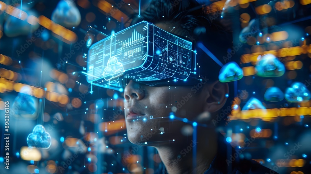 Immersive Augmented Reality Interface Accessing Cloud Data and Analytics Immersive Augmented Reality Interface Accessing Cloud Data and Analytics