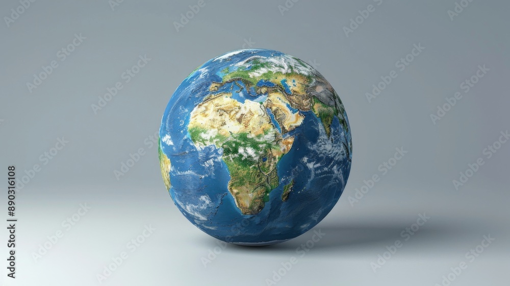 Fototapeta premium Earth Shaped Like An Egg