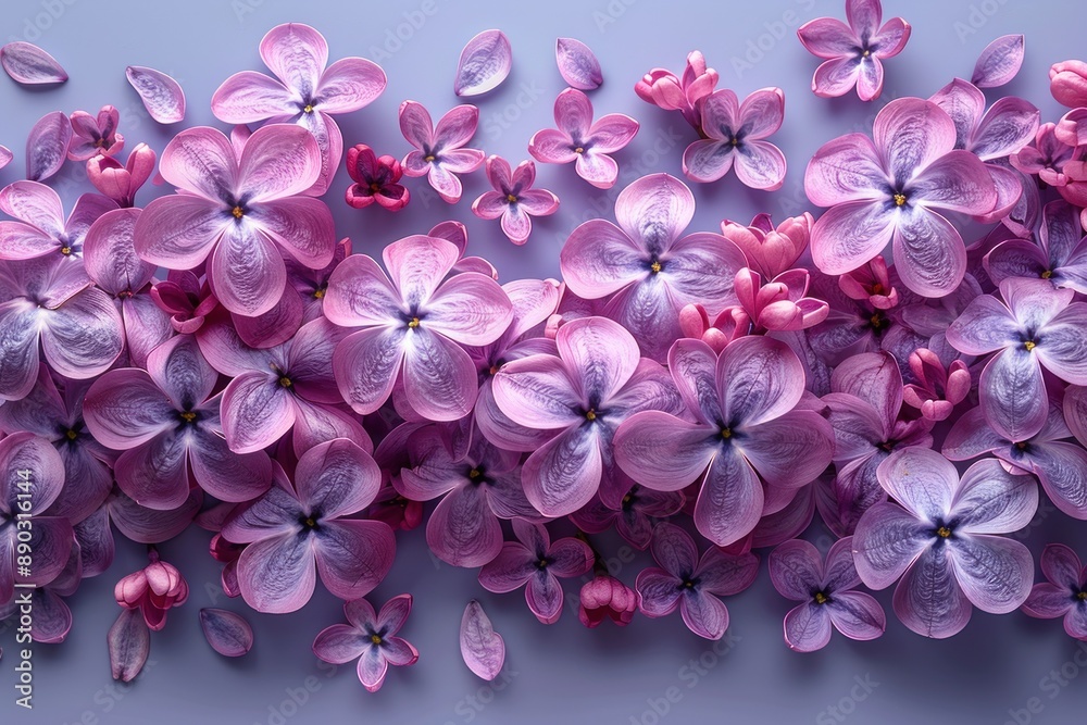 Summer lilac flower. Creative banner Summer lilac flower. Creative banner