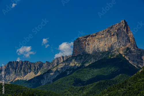 Le Mont Aiguille, Vercors, Isère, France photo