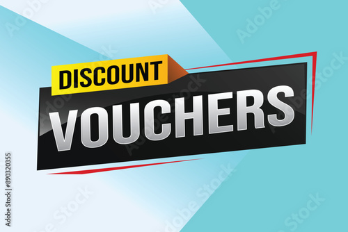 discount voucher vouchers special offer poster banner graphic design icon logo sign symbol social media website coupon advertising store shop online, website, landing page

