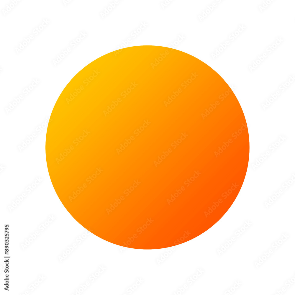 Sun with orange gradations, sunset and sunrise theme Sun with orange gradations, sunset and sunrise theme